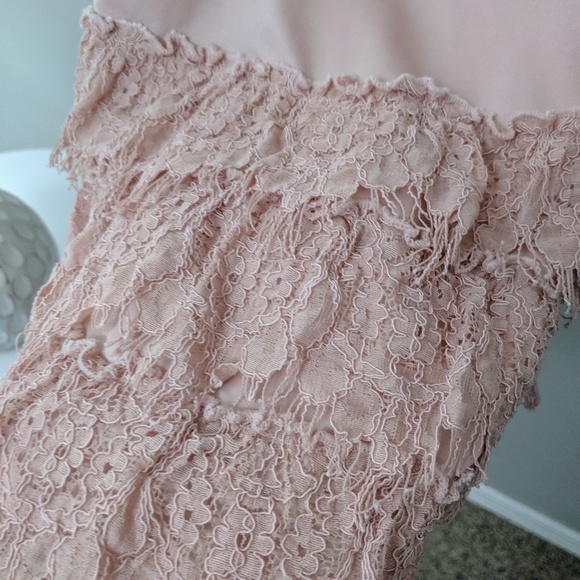 ~Gorgeous Mauve Lace Dress - Picture 6 of 7